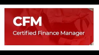 Certified Finance Manager Certificate